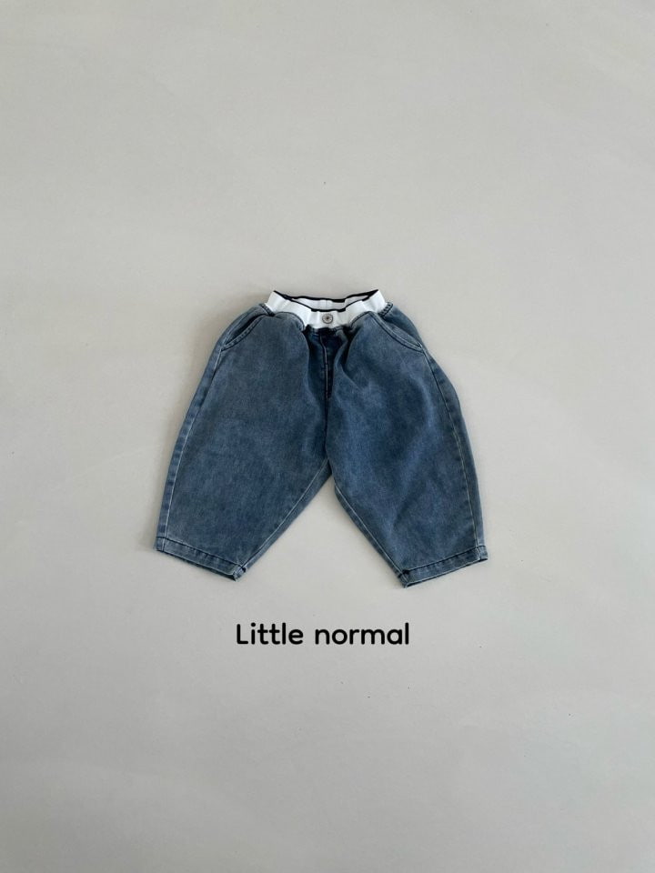 Little Normal - Korean Children Fashion - #minifashionista - Pumpkin Denim Pants - 3