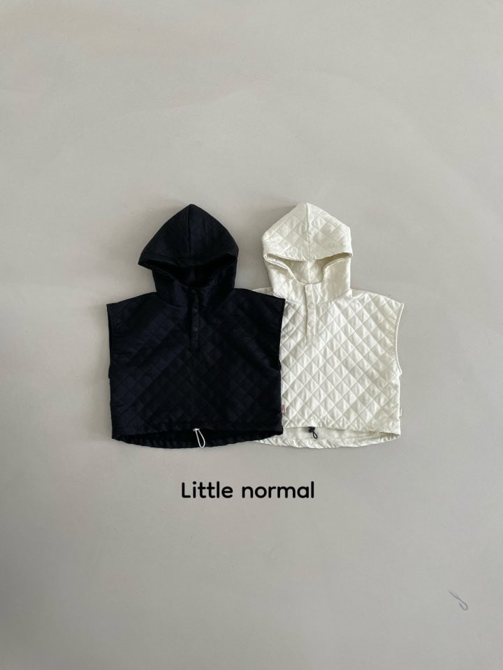 Little Normal - Korean Children Fashion - #prettylittlegirls - More Hood Vest - 2