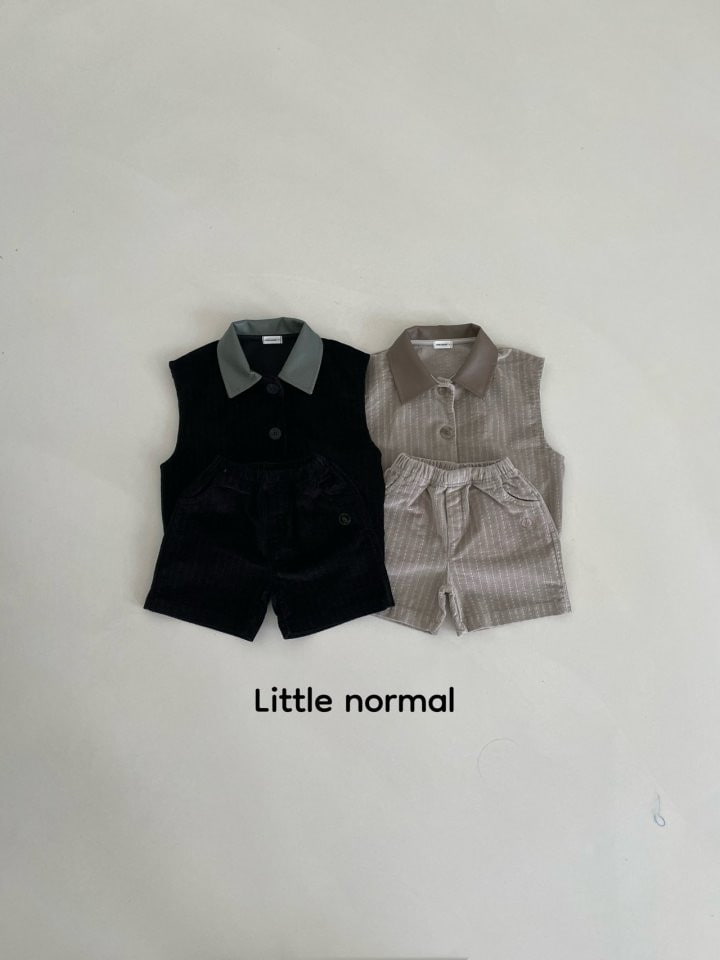 Little Normal - Korean Children Fashion - #prettylittlegirls - Under Corduroy Vest