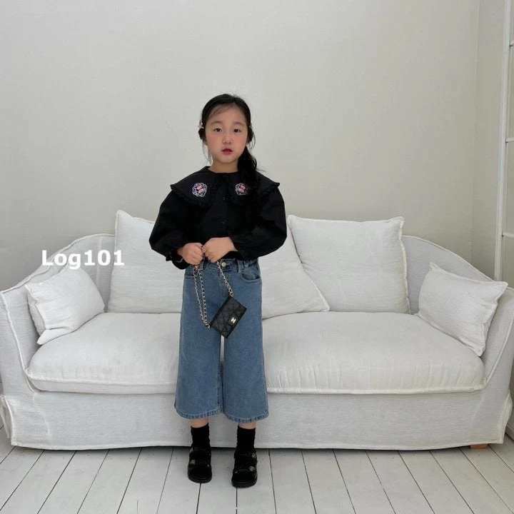 Log101 - Korean Children Fashion - #Kfashion4kids - Burmuda Denim Pants - 6