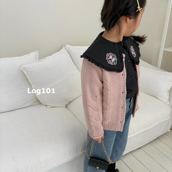 Log101 - Korean Children Fashion - #Kfashion4kids - Basic Knit Cardigan - 6