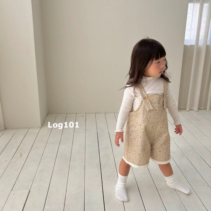 Log101 - Korean Children Fashion - #Kfashion4kids - Eyelet Turleneck Tee - 3