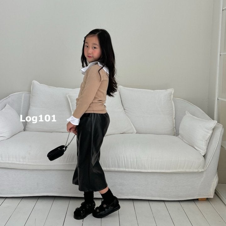 Log101 - Korean Children Fashion - #childofig - Burmuda Leather Pants - 2