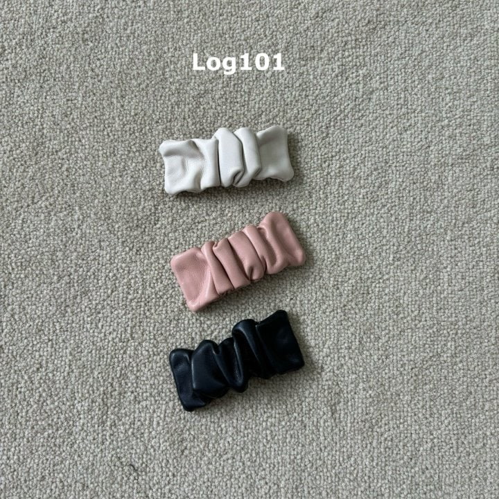 Log101 - Korean Children Fashion - #childofig - Lettering Shirring Hairpin