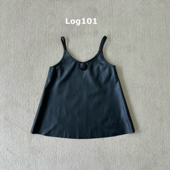 Log101 - Korean Children Fashion - #childofig - Rose Leather One-piece