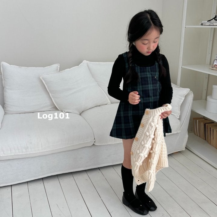 Log101 - Korean Children Fashion - #childofig - Eyelet Turleneck Tee - 11