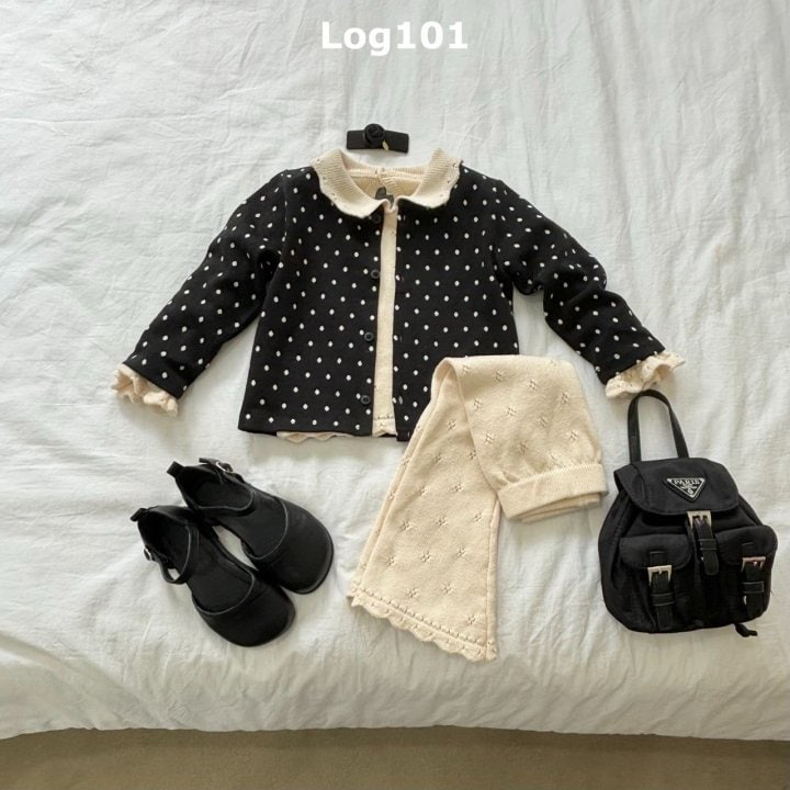 Log101 - Korean Children Fashion - #childrensboutique - Peach Knit Set - 9