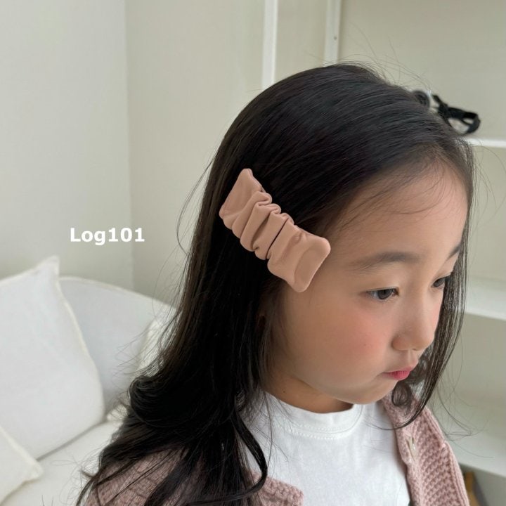 Log101 - Korean Children Fashion - #childrensboutique - Lettering Shirring Hairpin - 2