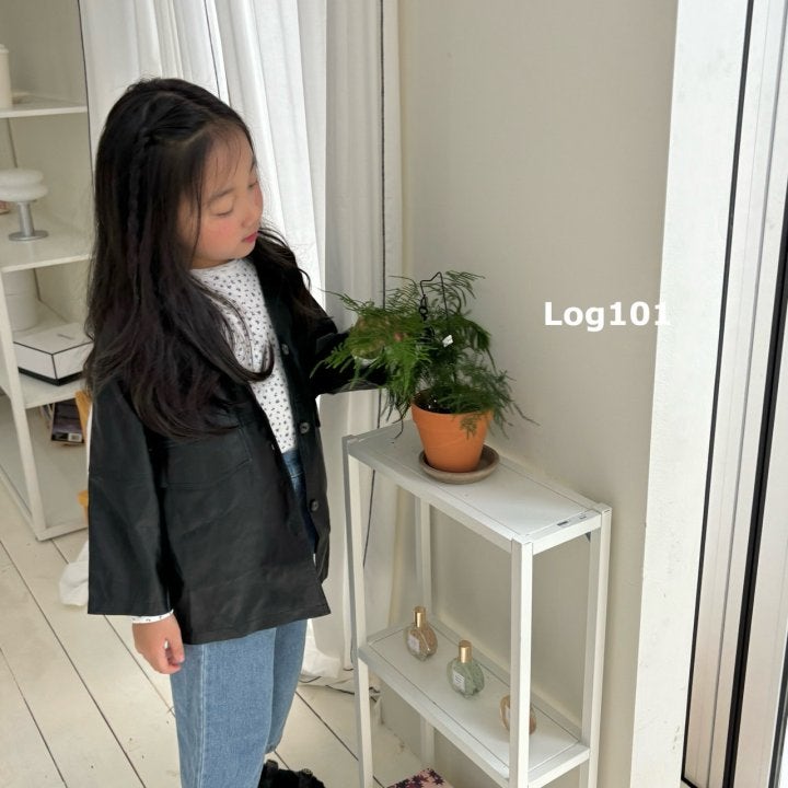 Log101 - Korean Children Fashion - #designkidswear - Shine Leather Jacket - 7