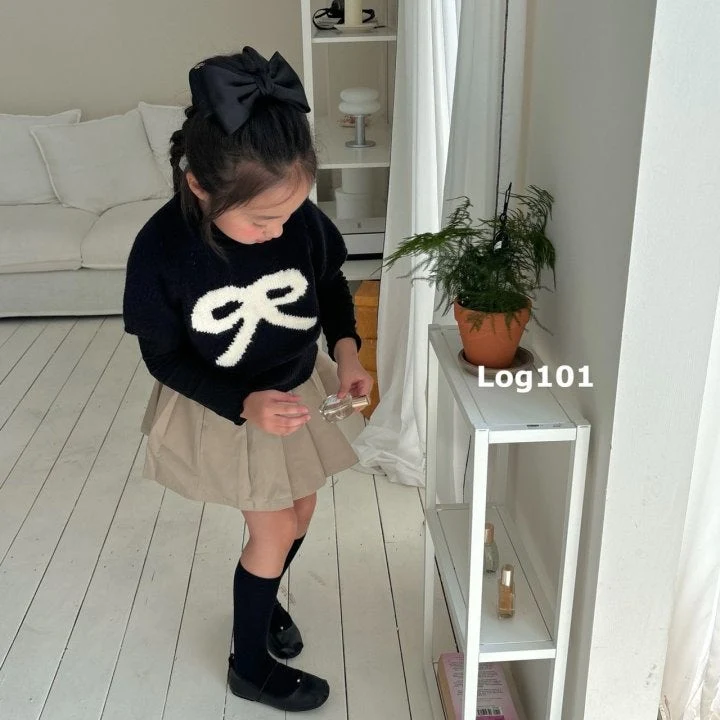 Log101 - Korean Children Fashion - #designkidswear - Jude Ribbo Knit Pullover - 5