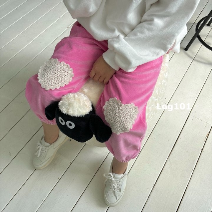 Log101 - Korean Children Fashion - #designkidswear - Heart Jogger Pants - 4