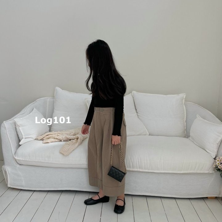 Log101 - Korean Children Fashion - #discoveringself - Bagle Wide Pants - 3