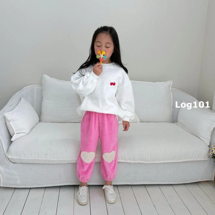 Log101 - Korean Children Fashion - #discoveringself - Cherry Ribbon Sweatshirts - 2