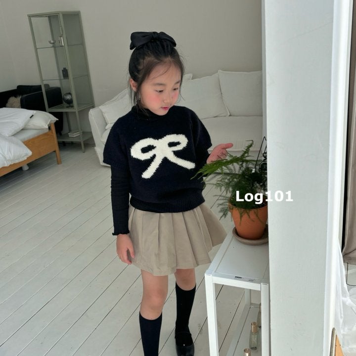 Log101 - Korean Children Fashion - #fashionkids - Jude Ribbo Knit Pullover - 7