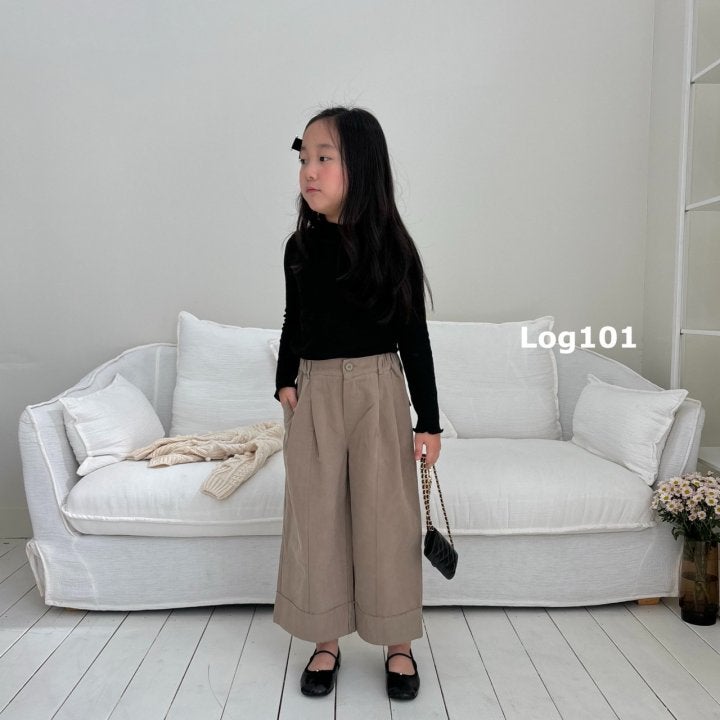 Log101 - Korean Children Fashion - #discoveringself - Bagle Wide Pants - 4