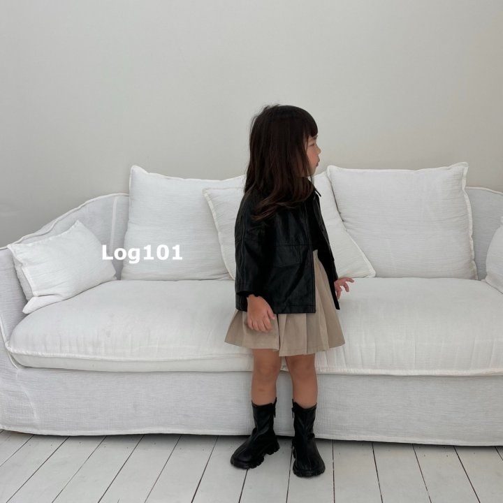 Log101 - Korean Children Fashion - #kidsstore - Shine Leather Jacket - 11