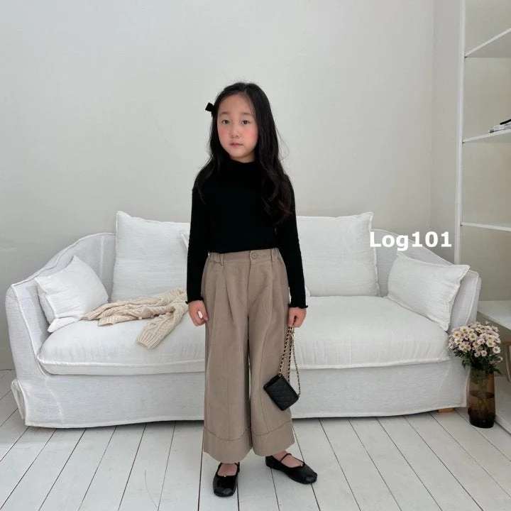 Log101 - Korean Children Fashion - #kidsstore - Bagle Wide Pants - 6