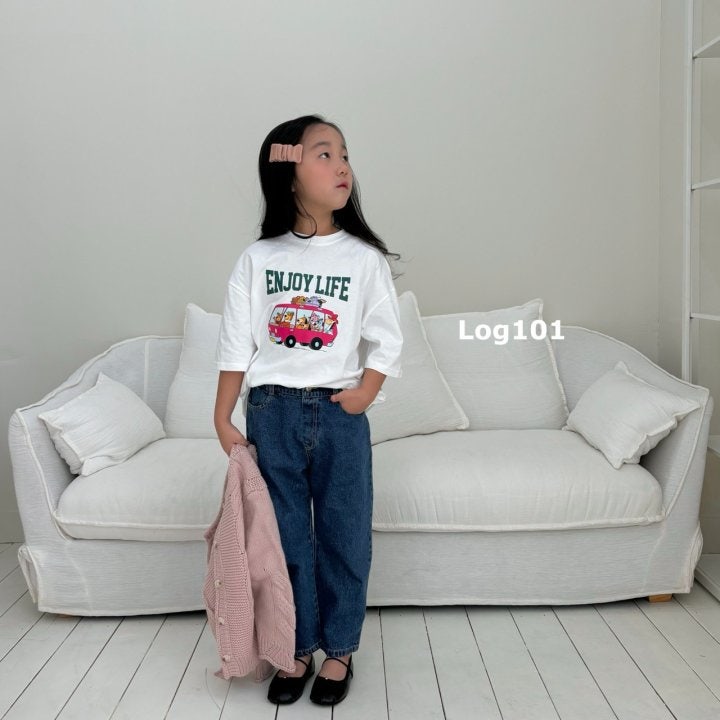 Log101 - Korean Children Fashion - #kidsstore - Enjoy Tee - 2