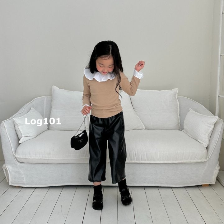 Log101 - Korean Children Fashion - #kidzfashiontrend - Burmuda Leather Pants - 9