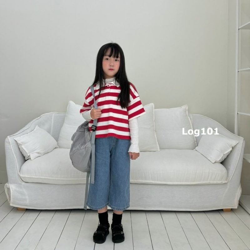 Log101 - Korean Children Fashion - #littlefashionista - Popo Waffle Tee - 10