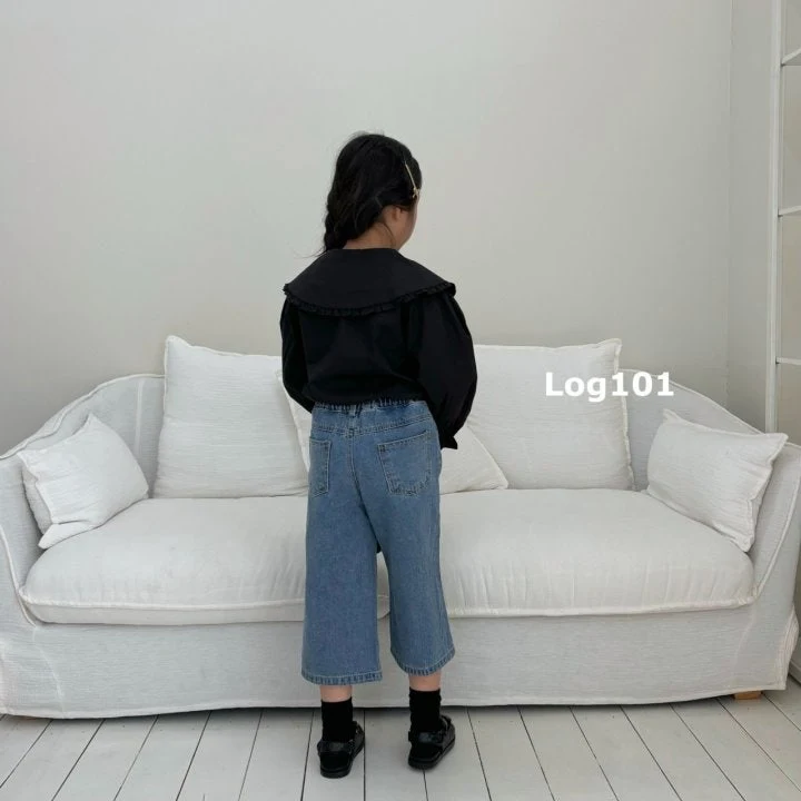 Log101 - Korean Children Fashion - #littlefashionista - Burmuda Denim Pants - 7