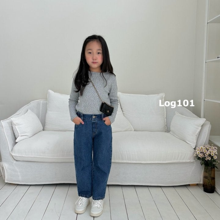 Log101 - Korean Children Fashion - #littlefashionista - Acro Denim Pants - 4