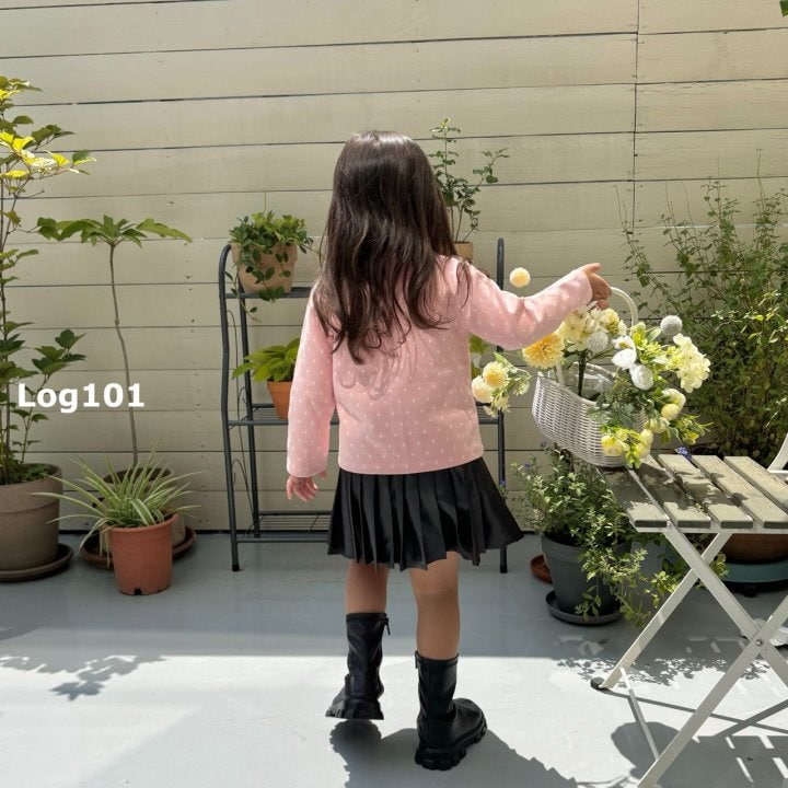 Log101 - Korean Children Fashion - #minifashionista - Madeline Leather Skirt - 2