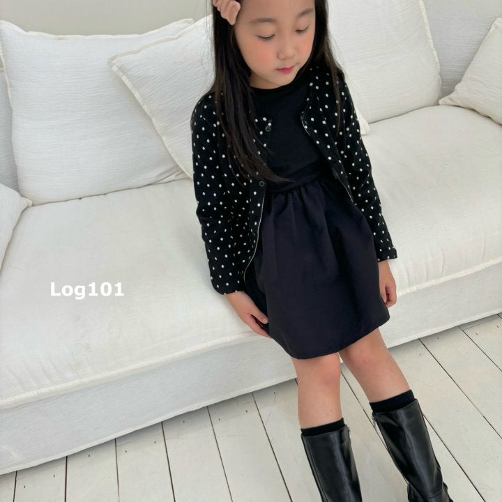 Log101 - Korean Children Fashion - #minifashionista - Dot Cardigan - 3