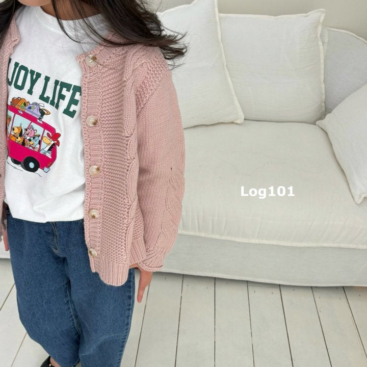 Log101 - Korean Children Fashion - #minifashionista - Enjoy Tee - 7