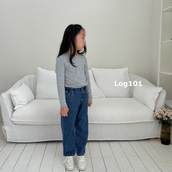 Log101 - Korean Children Fashion - #minifashionista - Acro Denim Pants - 5