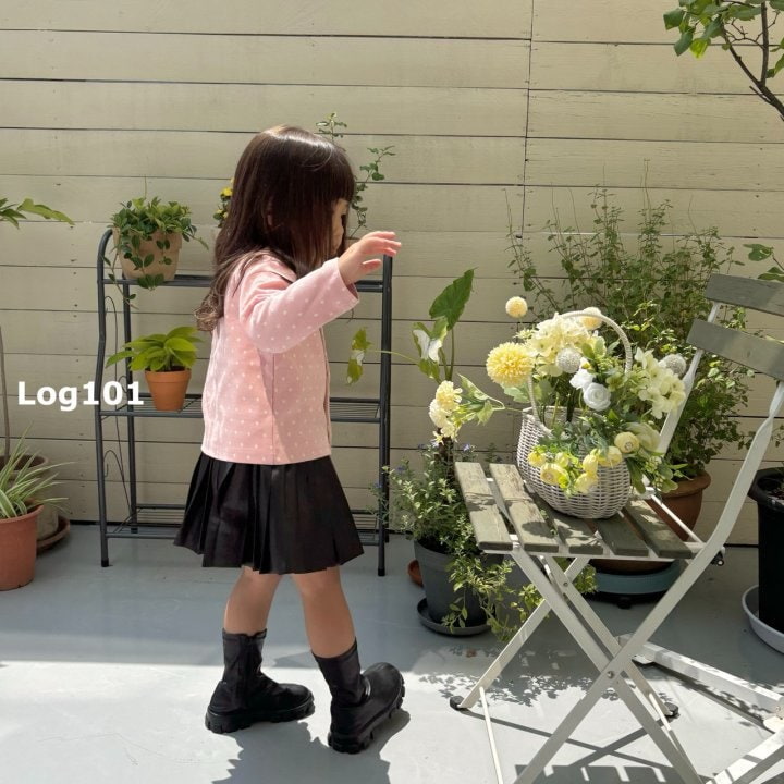 Log101 - Korean Children Fashion - #prettylittlegirls - Madeline Leather Skirt - 3