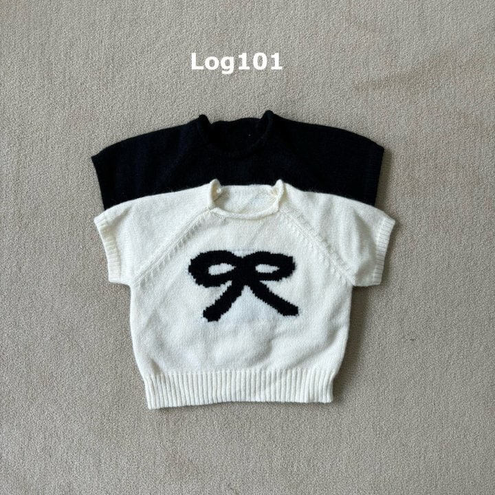 Log101 - Korean Children Fashion - #prettylittlegirls - Jude Ribbo Knit Pullover