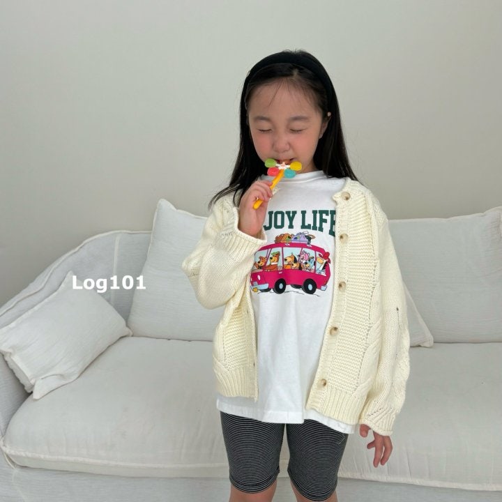 Log101 - Korean Children Fashion - #stylishchildhood - Enjoy Tee - 11