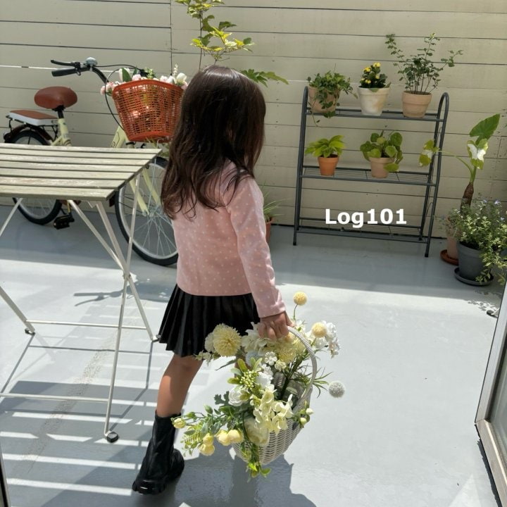 Log101 - Korean Children Fashion - #prettylittlegirls - Madeline Leather Skirt - 4