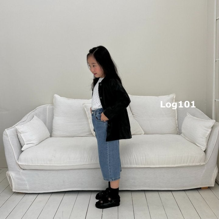 Log101 - Korean Children Fashion - #todddlerfashion - Burmuda Denim Pants - 11