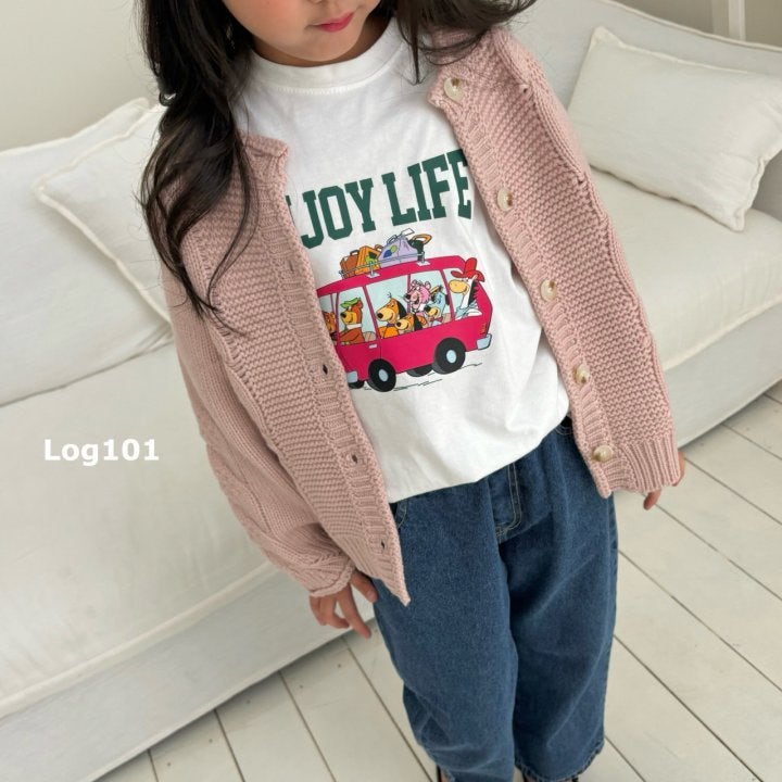 Log101 - Korean Children Fashion - #todddlerfashion - Enjoy Tee - 9