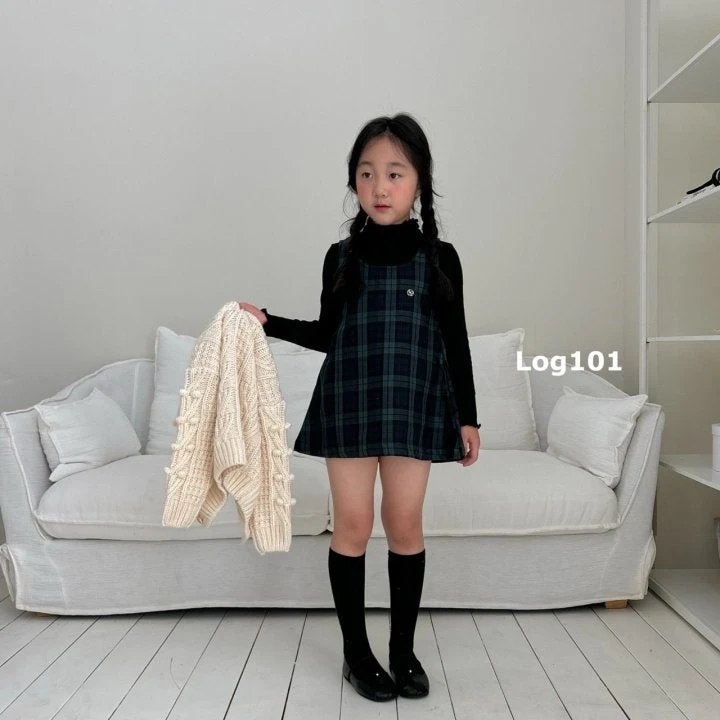 Log101 - Korean Children Fashion - #todddlerfashion - Eyelet Turleneck Tee - 8