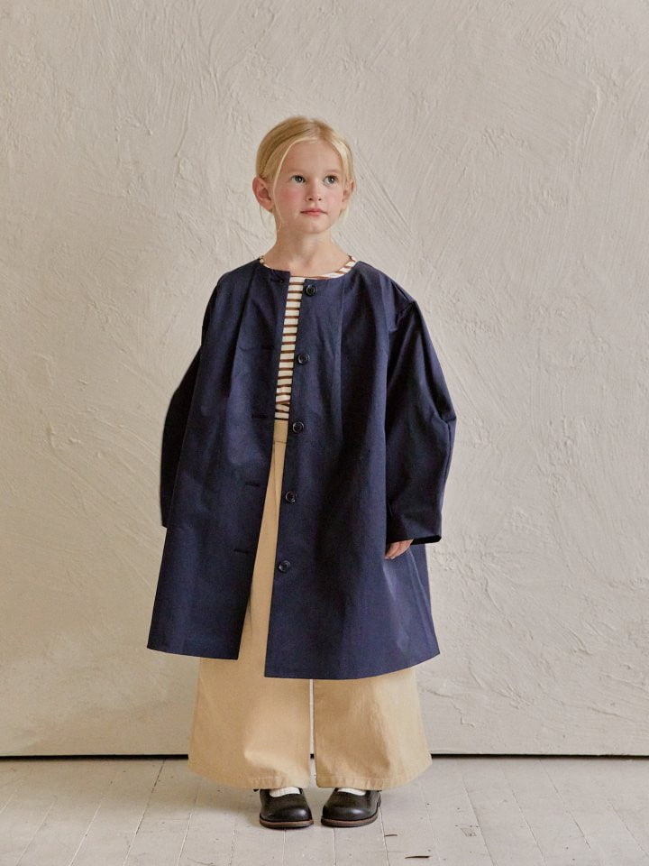 Lolobole - Korean Children Fashion - #childofig - Pleats Trench Coat - 5