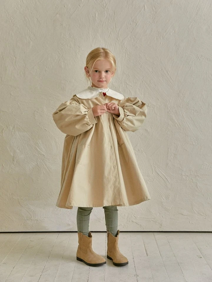 Lolobole - Korean Children Fashion - #childrensboutique - Wave Trench Coat - 12