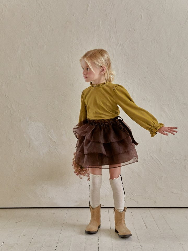 Lolobole - Korean Children Fashion - #designkidswear - Petit Cha Skirt - 12