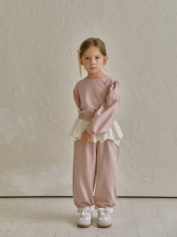 Lolobole - Korean Children Fashion - #designkidswear - Punching Jogger Pants - 5