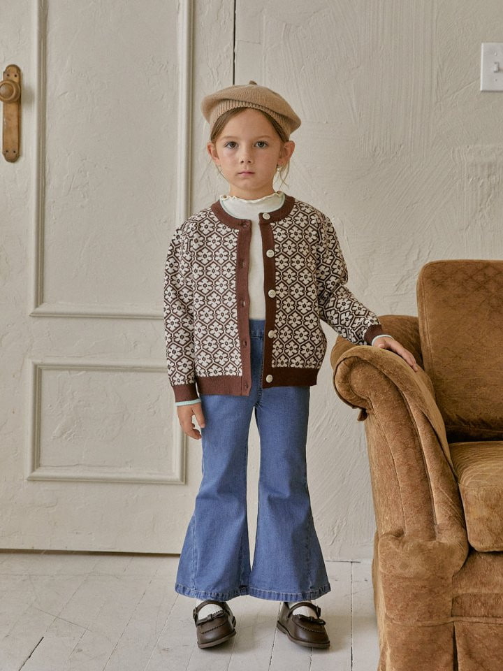 Lolobole - Korean Children Fashion - #designkidswear - Denim Bootscut Pants - 2