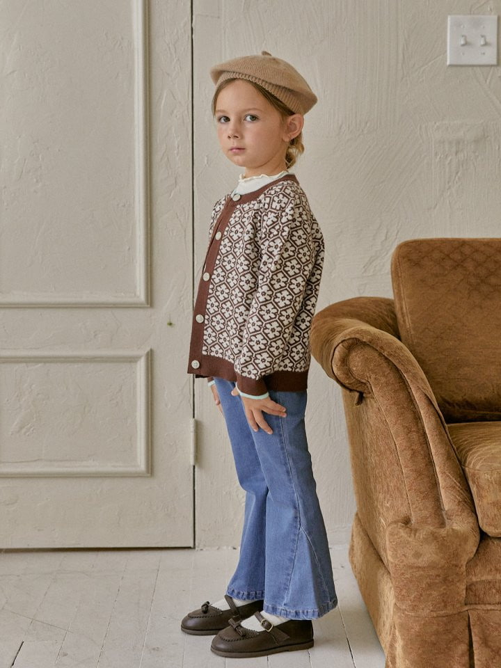 Lolobole - Korean Children Fashion - #kidsshorts - Denim Bootscut Pants - 5