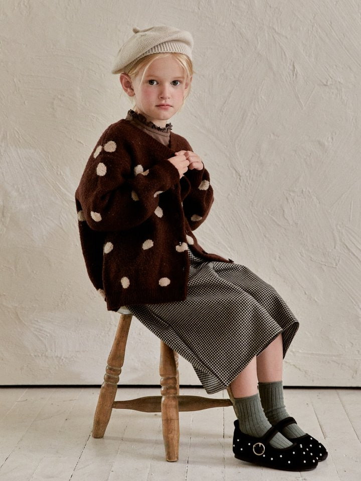 Lolobole - Korean Children Fashion - #magicofchildhood - Dot Cardigan - 6