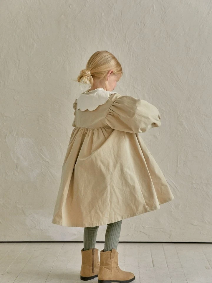 Lolobole - Korean Children Fashion - #magicofchildhood - Wave Trench Coat - 5