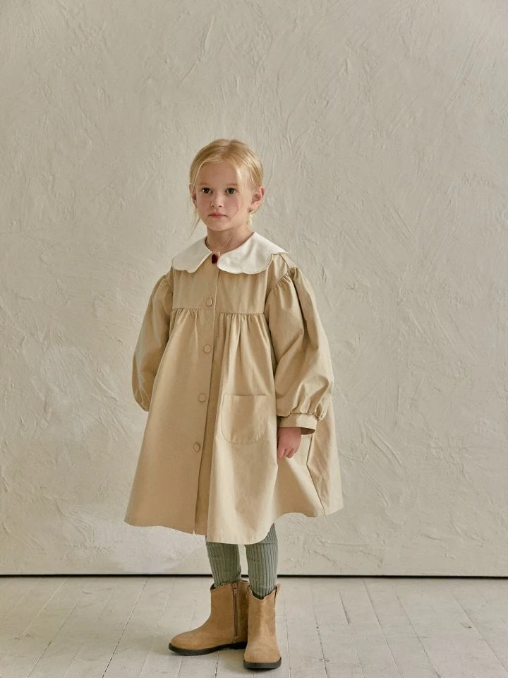 Lolobole - Korean Children Fashion - #stylishchildhood - Wave Trench Coat - 10