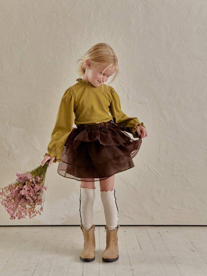 Lolobole - Korean Children Fashion - #todddlerfashion - Petit Cha Skirt - 7