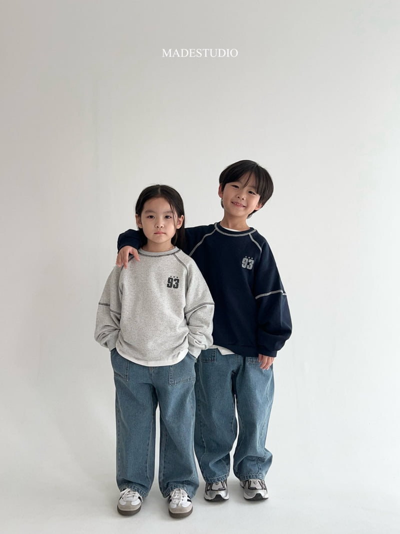 Made Studio - Korean Children Fashion - #Kfashion4kids - Denim Pocket Pants - 9