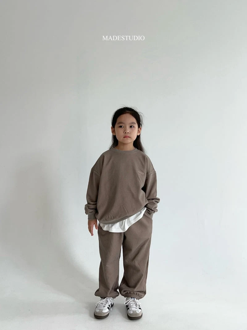 Made Studio - Korean Children Fashion - #Kfashion4kids - Pigment Sweatshirts - 8