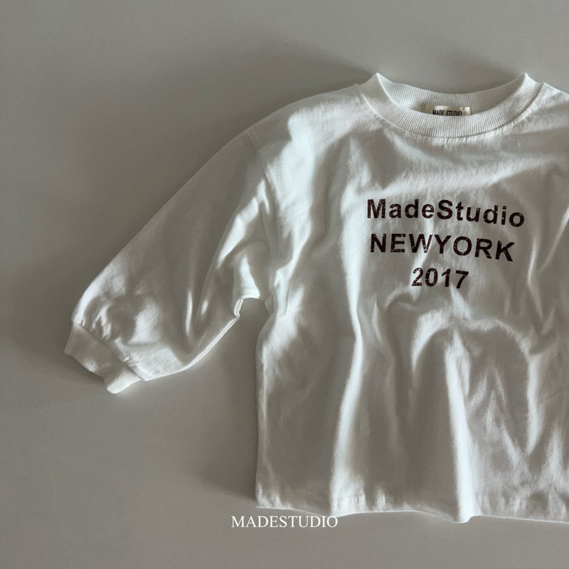 Made Studio - Korean Children Fashion - #Kfashion4kids - New York Basic Tee - 11